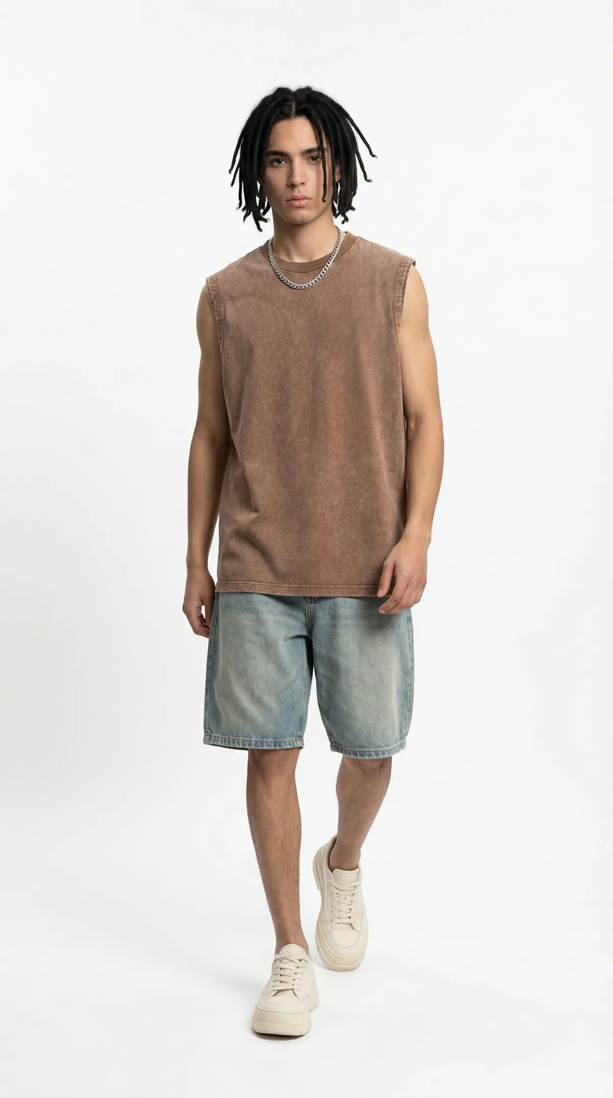230gsm Vintage Washed Tank Top